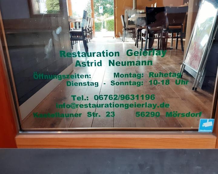 Restauration Geierlay (im Besucherzentrum)